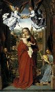 Gerard David Virgin and Child with Four Angels painting